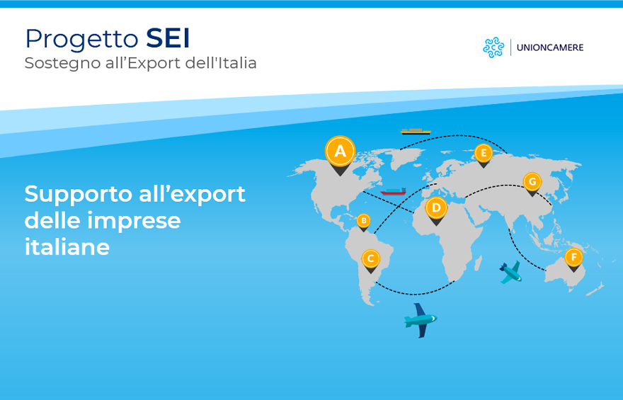 Programma SEI – “Sostegno all’export dell’Italia” Ciclo di webinar per favorire i processi di internazionalizzazione d’impresa