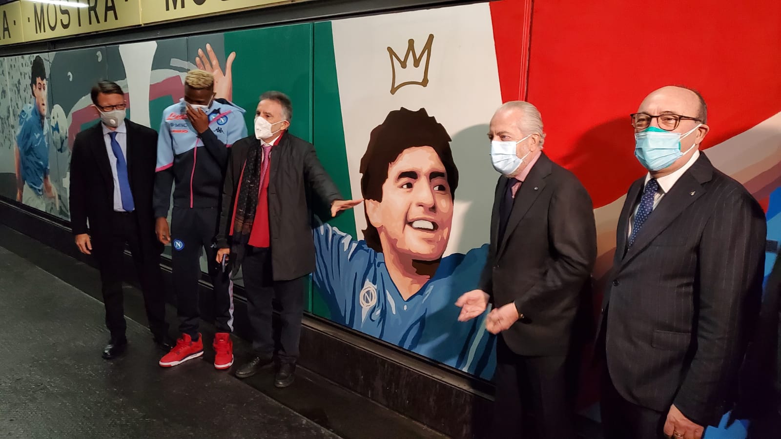 La Camera di Commercio sostiene la mostra per la storia del Napoli nella stazione "Mostra-Maradona" della Cumana