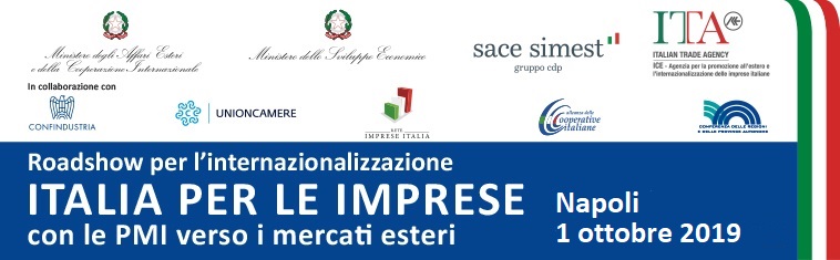 Roadshow Italia per le Imprese - SAVE THE DATE