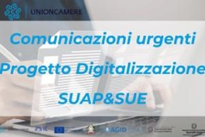 Progetto Digitalizzazione SUAP -SUE